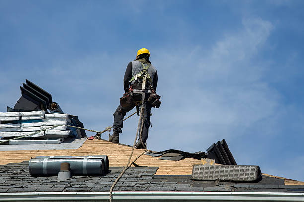 Professional Roof Installation technician working in Prompton, PA